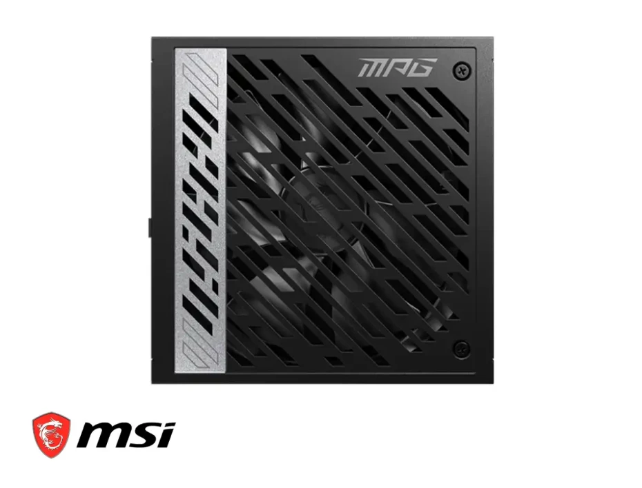 Fuente De Poder Msi 1000w Mpg A1000g (mpg A1000g Pcie5) Atx, 80 Plus Gold, Pcie 5, Modular, Negro