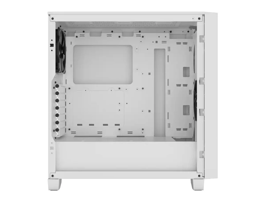 Case Corsair 3000d Airflow S/fuente (cc-9011252-ww) Panel De Vidrio, Blanco