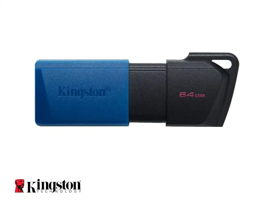 Memoria Usb Kingston 64gb Datatraveler Exodia (dtxm/64gb) Usb 3.2, Dispositivo De Almacenamiento, Negro Y Azul