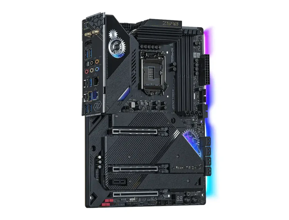 Placa Madre Asrock Z590 Taichi (90-mxbes0-a0uayz) Socket Lga 1200, Ram Ddr4 Buss 5000oc Mhz, 11va, 10ma Gen, Rgb, Wifi 6e