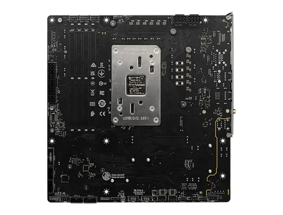 Placa Madre Msi B650m Project-zero (911-b650m-project-zero) Socket Am5, Ram Ddr5 Buss 7600oc Mhz, Blanco, Wifi 6e