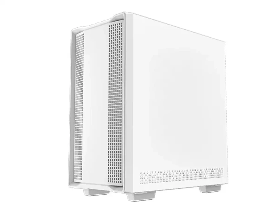 Case Deepcool Mid Tower Cc360 Argb S/fuente (r-cc360-whapm3-g-1) Panel De Vidrio, Led Argb, Blanco