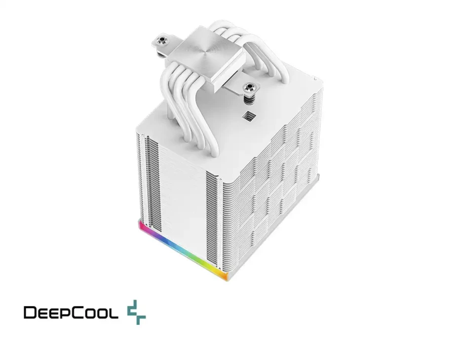 Cooler Para Procesador Deepcool Ak500 Digital Wh (r-ak500-whadmn-g) 1 Ventilador, 120 Mm, Blanco