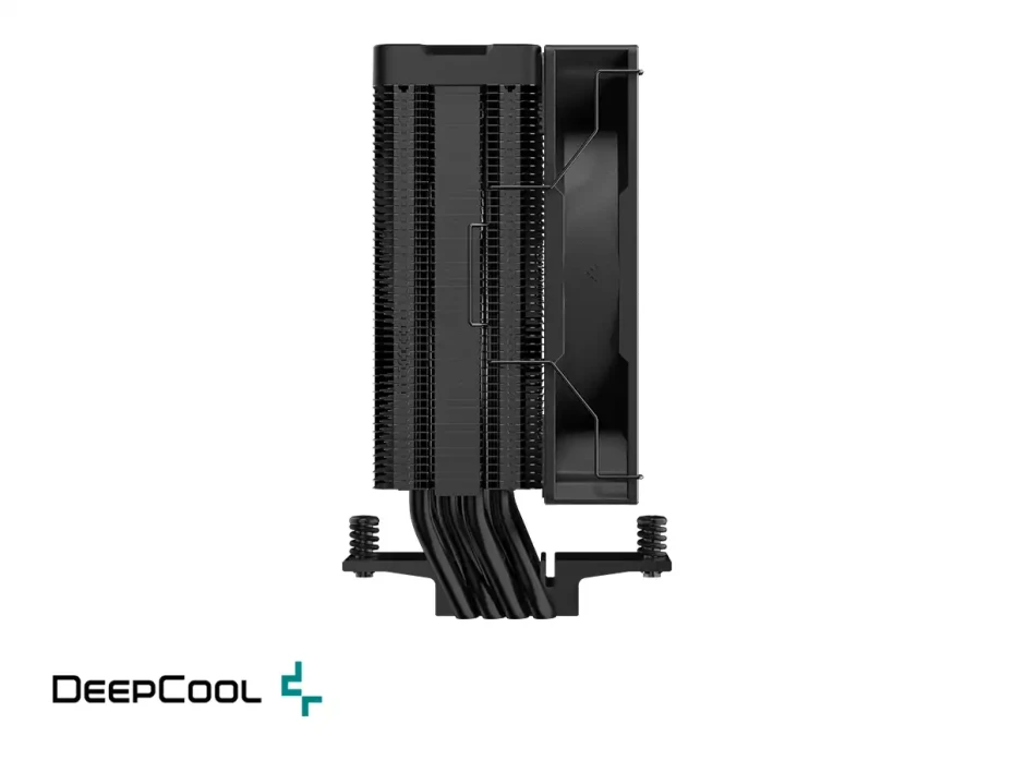 Cooler Para Procesador Deepcool Ag400 Digital Bk Argb (r-ag400-bkadmn-g-1) 1 Ventilador, 120mm, Led Argb