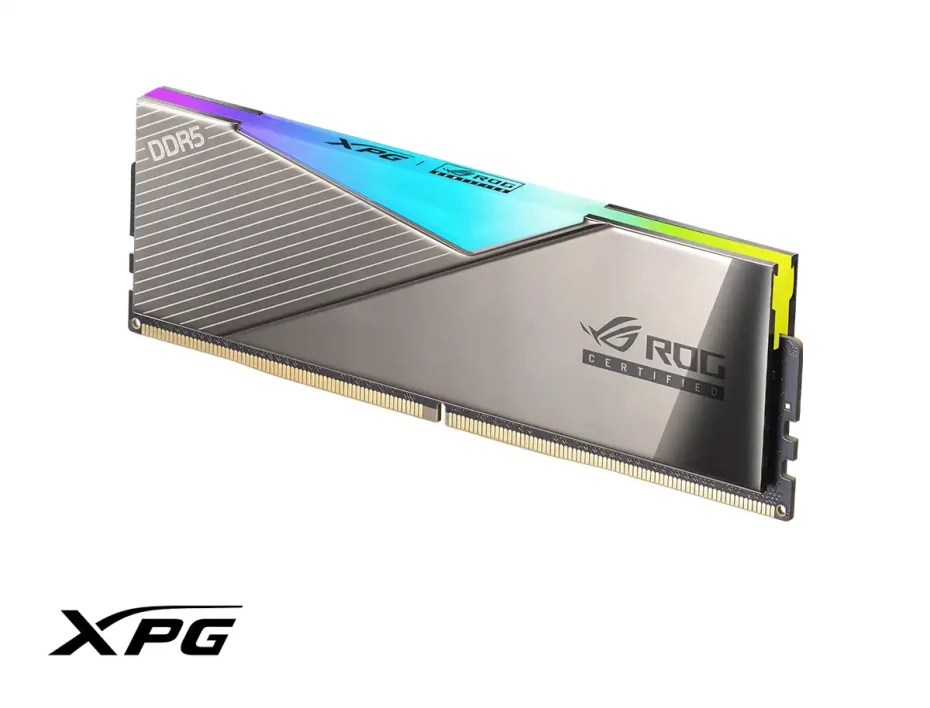 Memoria Ram Xpg Ddr5 32gb (16gbx2) Lancer Rog (ax5u6600c3216g-dclarrog) 6600 Mt/s, Rgb