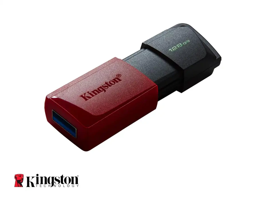 Memoria Usb Kingston 128gb Datatraveler Exodia (dtxm/128gb) Usb 3.2, Dispositivo De Almacenamiento, Negro Y Rojo