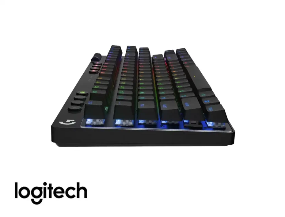 Teclado Gamer Inalambrico Logitech Pro X Tkl (920-012127) Mecanico, Switch Brown, Led Rgb, Negro