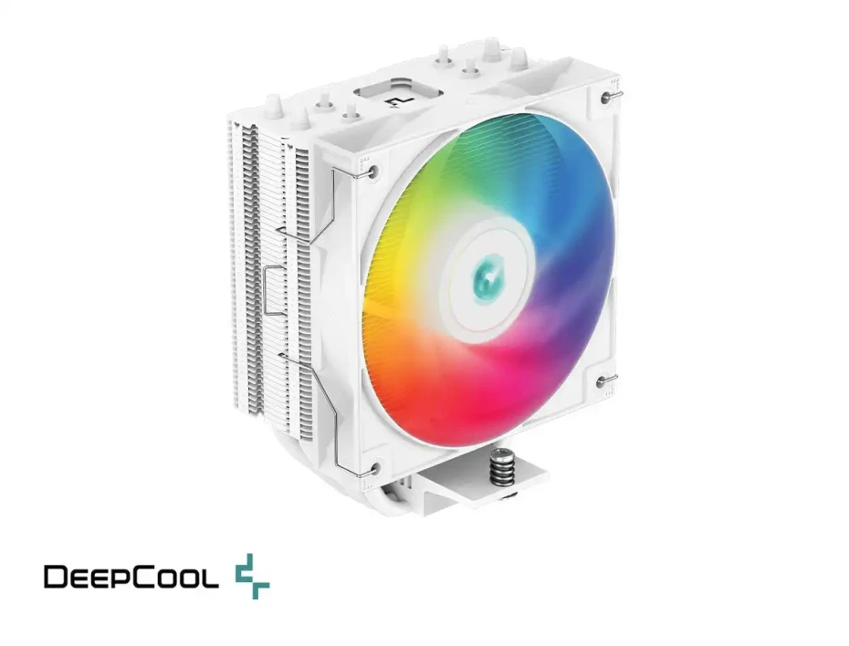 Cooler Para Procesador Deepcool Ag400 Wh Argb (r-ag400-whanmc-g-2) 1 Ventilador, 120mm, Led Argb