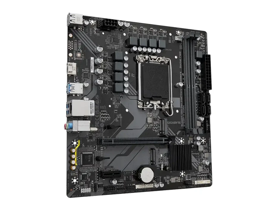 Placa Madre Gigabyte B760m K Ddr4 (b760m K-ddr4) Socket Lga 1700, Ram Ddr4 Buss 5333oc Mhz, 14va, 13va, 12va Gen