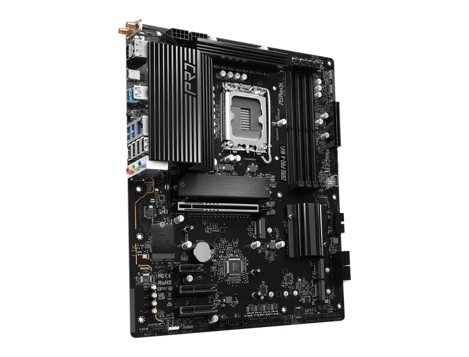 Placa Madre Asrock Z890 Pro-a Wifi (z890 P Pro-a Wifi) Socket Lga 1851, Ram Ddr5 Buss 9066oc Mhz, 14va, 13va, 12va Gen, Wifi 6e