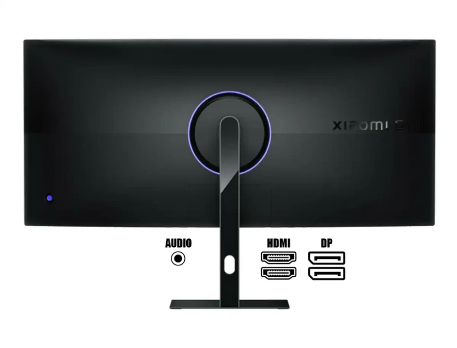 Monitor Xiaomi 34 Pulgadas G34wqi (c34wqba-rggl) Gaming Curvo, Frecuencia 180hz, Wqhd, 1ms, 2 Hdmi, 2 Dp, Negro