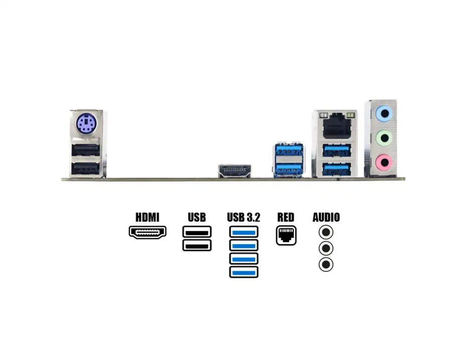 Placa Madre Biostar H510mp 2.0 (h510mp 2.0) Socket Lga 1200, Ram Ddr4 Buss 3200mhz, 11va, 10ma Gen