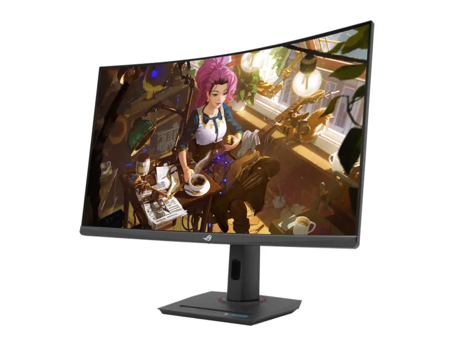 Monitor Asus 31.5 Pulgadas Rog Strix (xg32wcs) Gaming 180hz, 1ms, Freesync, Qhd, Curvo, 1hdmi, 1dp, 1usb C