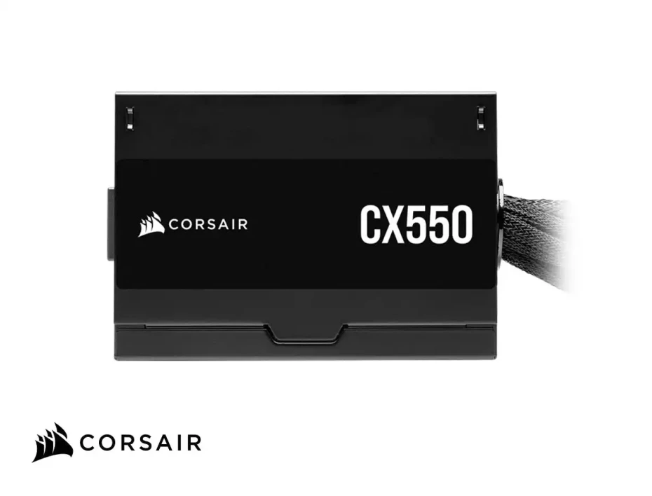 Fuente Corsair 550w Cx550 (cp-9020277-na) Atx, 80 Plus Bronze, No Modular, Negro