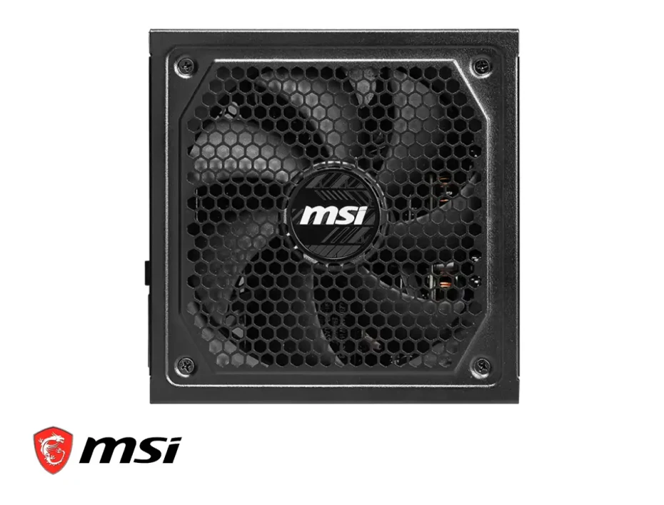 Fuente De Poder Msi  Mag-a1250gl (mag-a1250gl-pcie5) Atx, 80 Plus Gold, Modular, Negro