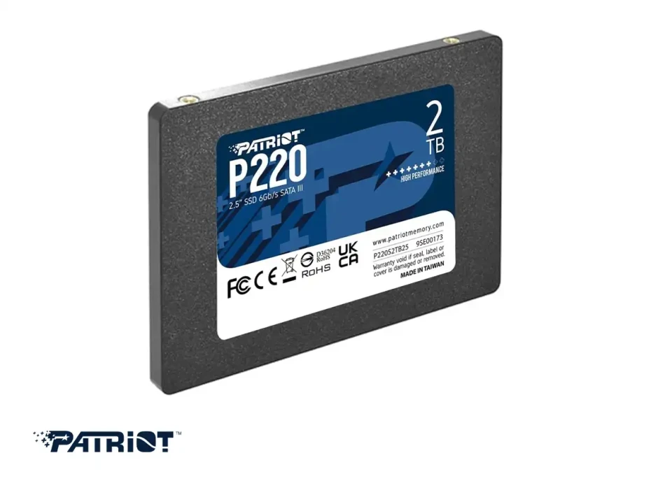 Unidad De Almacenamiento Ssd Sata 2.5 Patriot 2tb P220 (p220s2tb25) 550mb/s