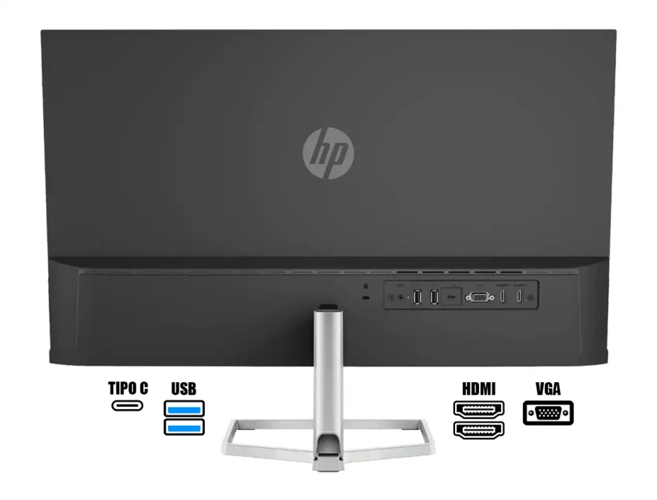 Monitor Hp 27 Pulgadas M27fd (2h3y8aa#aba) Ips Frecuencia 75hz, 5ms, Fhd, 2 Hdmi, 1vga, 2 Usb