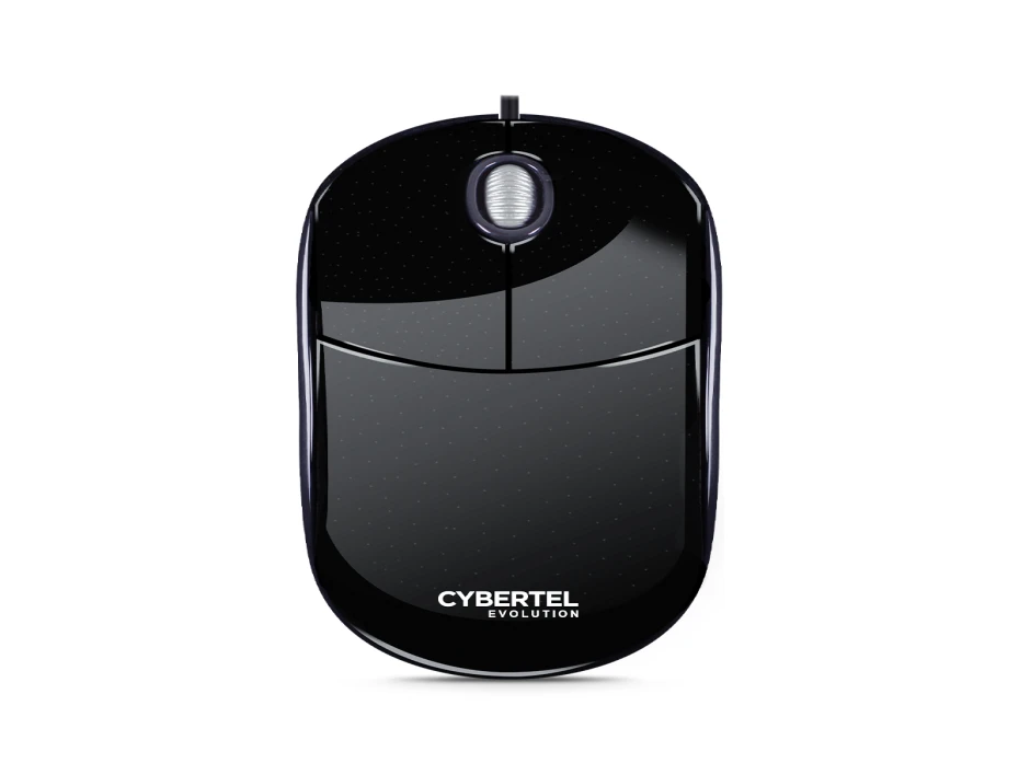 Mouse Cybertel Evolution Cyb M234 (cyb M234bk) Hasta 1000 Dpi, 3 Botones, Negro