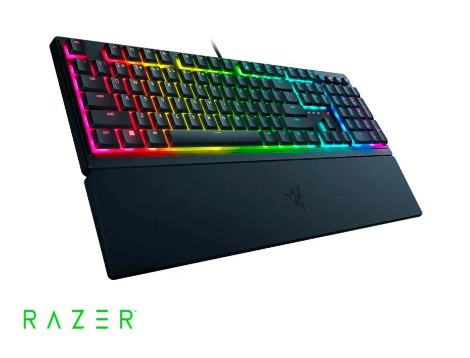 Teclado Gamer Razer Ornata V3 (rz03-04461100-r311) Semi Mecanico, Led Rgb, Negro