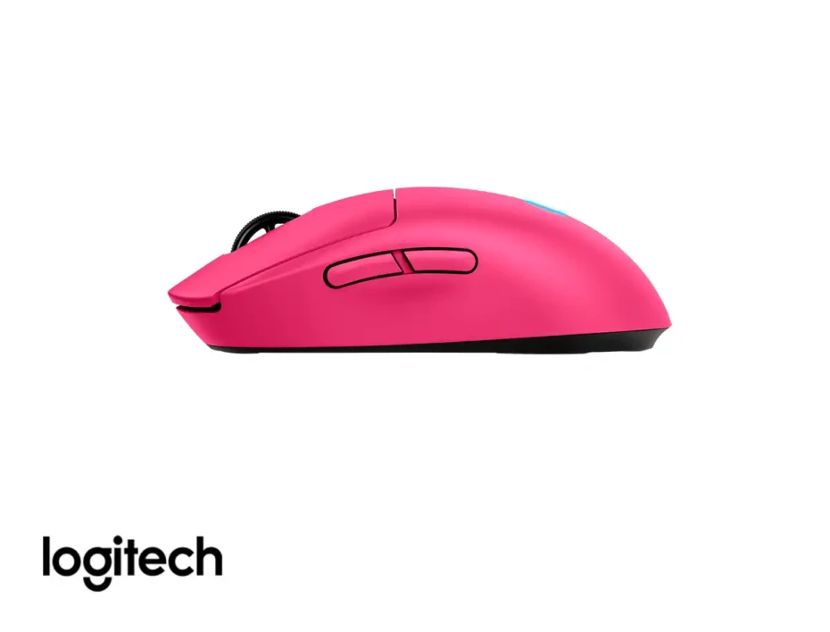 Mouse Inalambrico Logitech Pro 2 Lightspeed Gaming (910-007291) Hasta 44 000 Dpi, 7 Botones Programables, Receptor Usb, Rosa