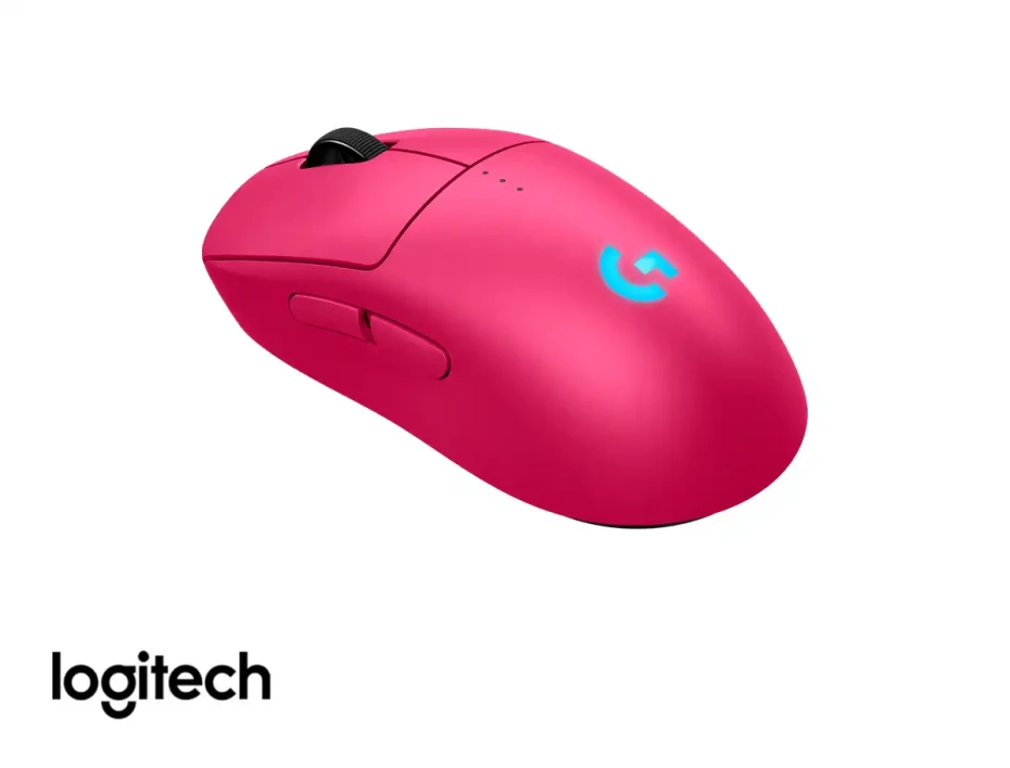 Mouse Inalambrico Logitech Pro 2 Lightspeed Gaming (910-007291) Hasta 44 000 Dpi, 7 Botones Programables, Receptor Usb, Rosa