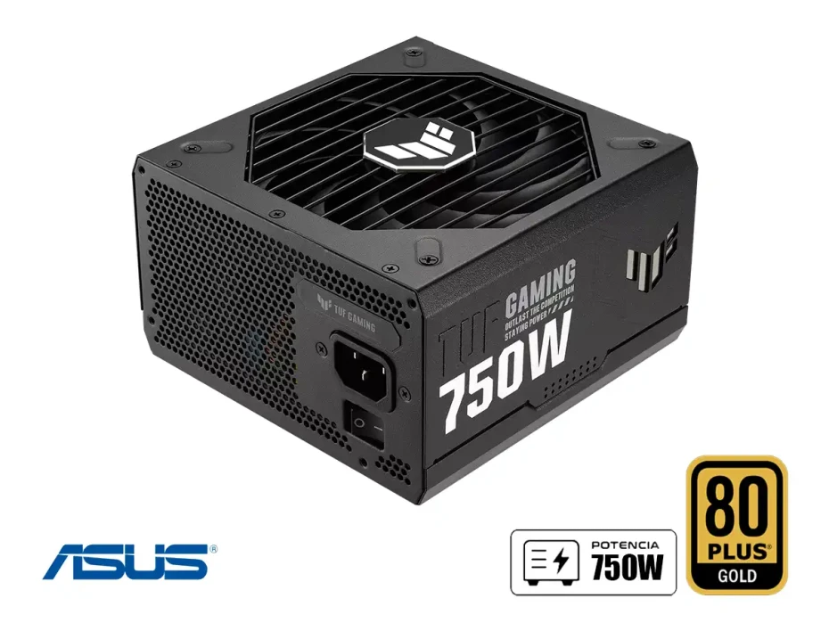 Fuente De Poder Asus 750w (tuf_gaming_750g) Atx | Gold 80 Plus | Tuf Gaming 750g | Full Modular | Negro