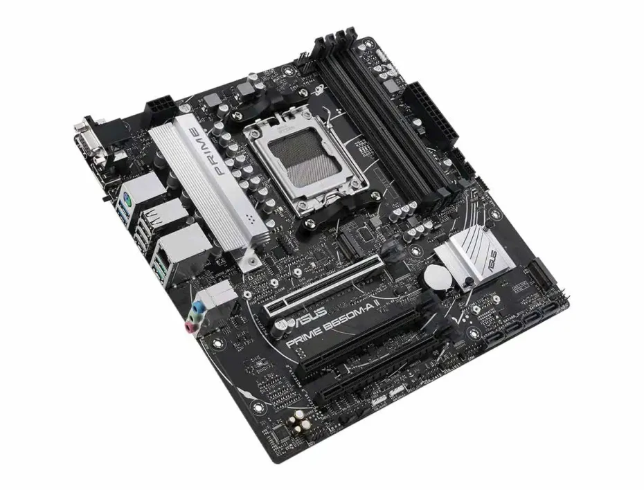 Placa Madre Asus Prime B650m-a Ii-csm (9080-b650m-a Ii Svl) Socket Am5, Ram Ddr5 Buss 7600oc Mhz