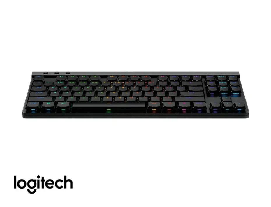 Teclado Gamer Inalambrico Logitech G515 Lightspeed Tkl (920-012423) Mecanico, Switch Brown, Led Rgb, Negro