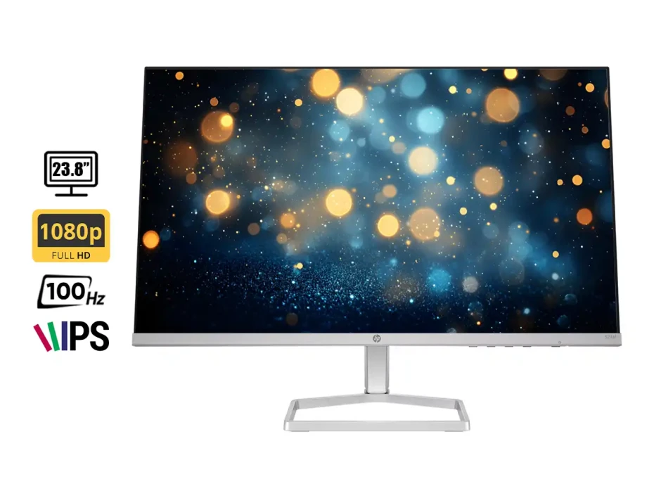 Monitor Hp 23.8 Pulgadas 5 524sf ( 94c17aa#abb ) Frecuencia 100hz, 5ms, Fhd, 1 Hdmi, 1 Vga