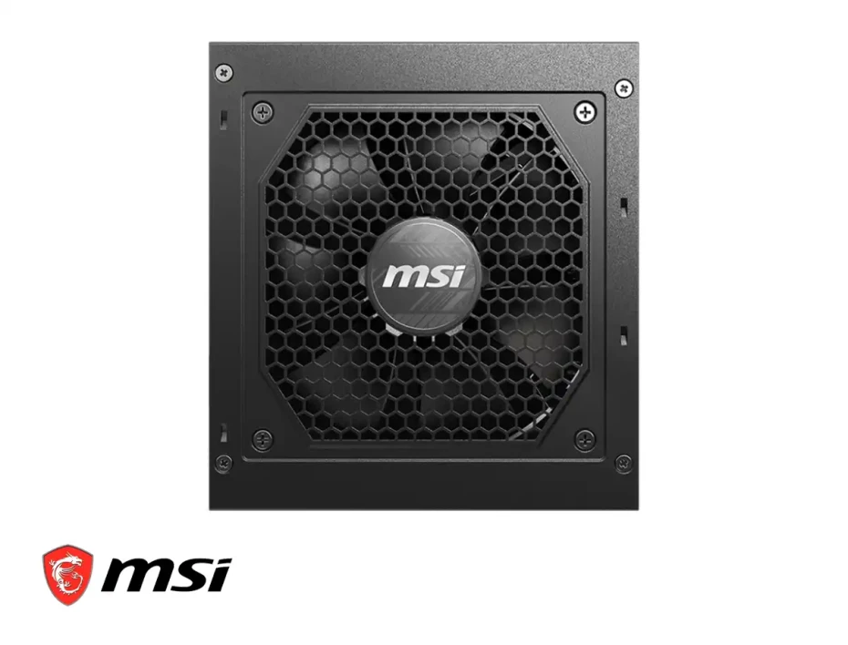 Fuente De Poder Msi 750w Mag A750gl (mag A750gl Pcie5) Atx | Gold 80 Plus | Pcie5 | Modular | Negro