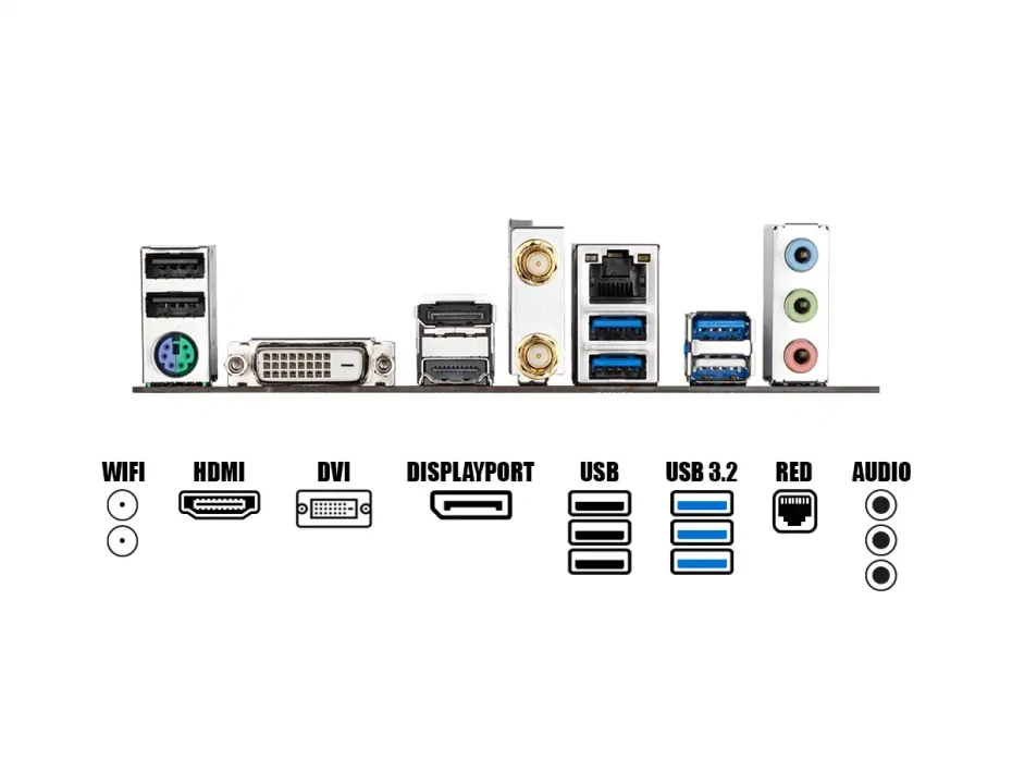 Placa Madre Gigabyte A520m Ds3h Ac (a520m Ds3h Ac) Socket Am4, Ram Ddr4 Buss 4733oc Mhz, Wifi 5