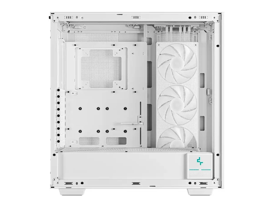 Case Deepcool Morpheus Wh S/fuente (r-morpheus-whapa1-g-1) Panel De Vidrio, 3 Ventiladores, Led Argb, Blanco