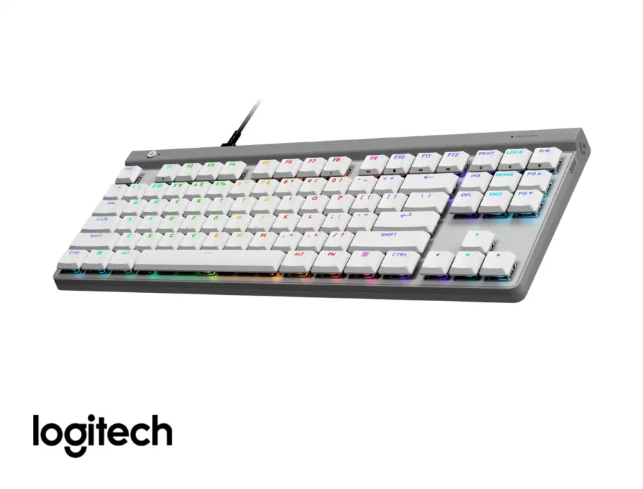 Teclado Gamer Logitech G515 Tkl (920-012869) Mecanico, Led Rgb, Blanco