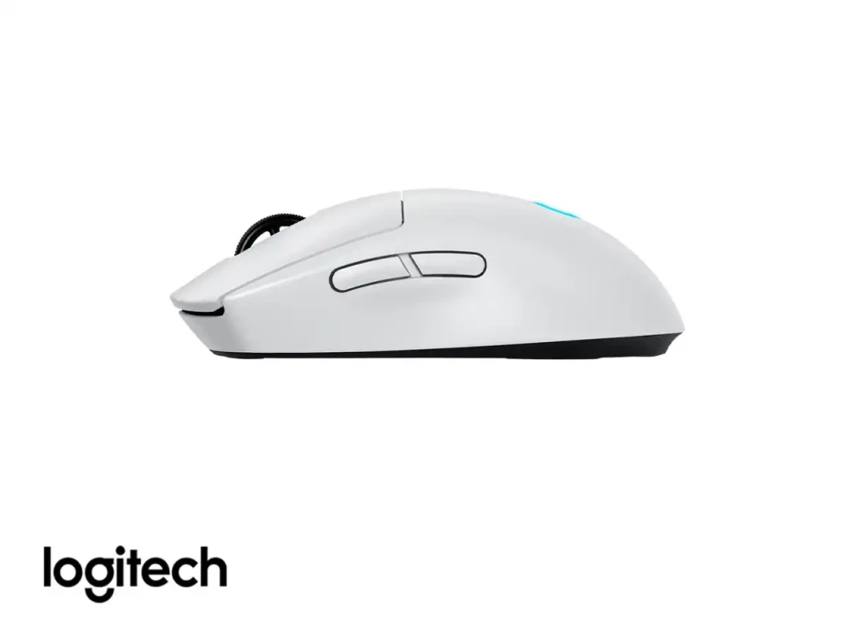 Mouse Inalambrico Logitech Pro 2 Ligthspeed Gaming (910-007290) Hasta 44.000 Dpi, 7 Botones Programables, Receptor Usb, Blanco