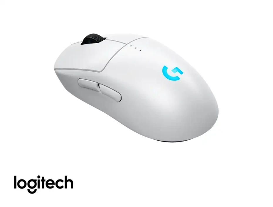 Mouse Inalambrico Logitech Pro 2 Ligthspeed Gaming (910-007290) Hasta 44.000 Dpi, 7 Botones Programables, Receptor Usb, Blanco