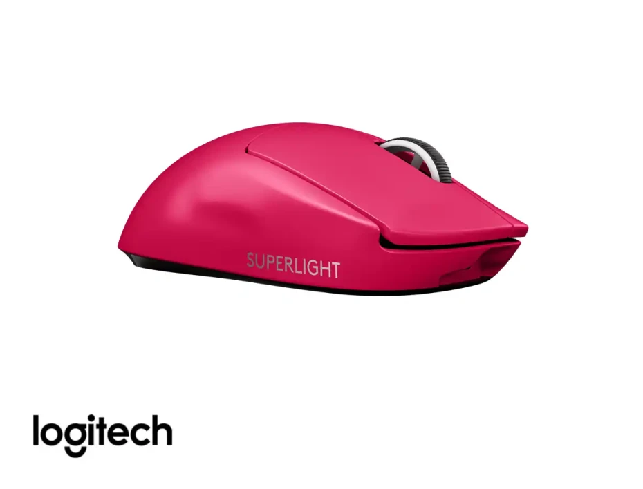 Mouse Inalambrico Logitech G Pro X Superlight Gaming (910-005954) Hasta 25.600 Dpi, Receptor Usb, 5 Botones, Magenta