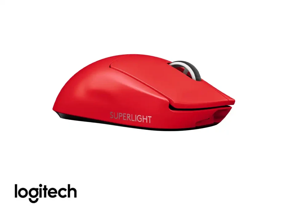 Mouse Inalambrico Logitech G Pro X Superlight Gaming (910-006783) Hasta 25.600 Dpi, Receptor Usb, 5 Botones, Rojo