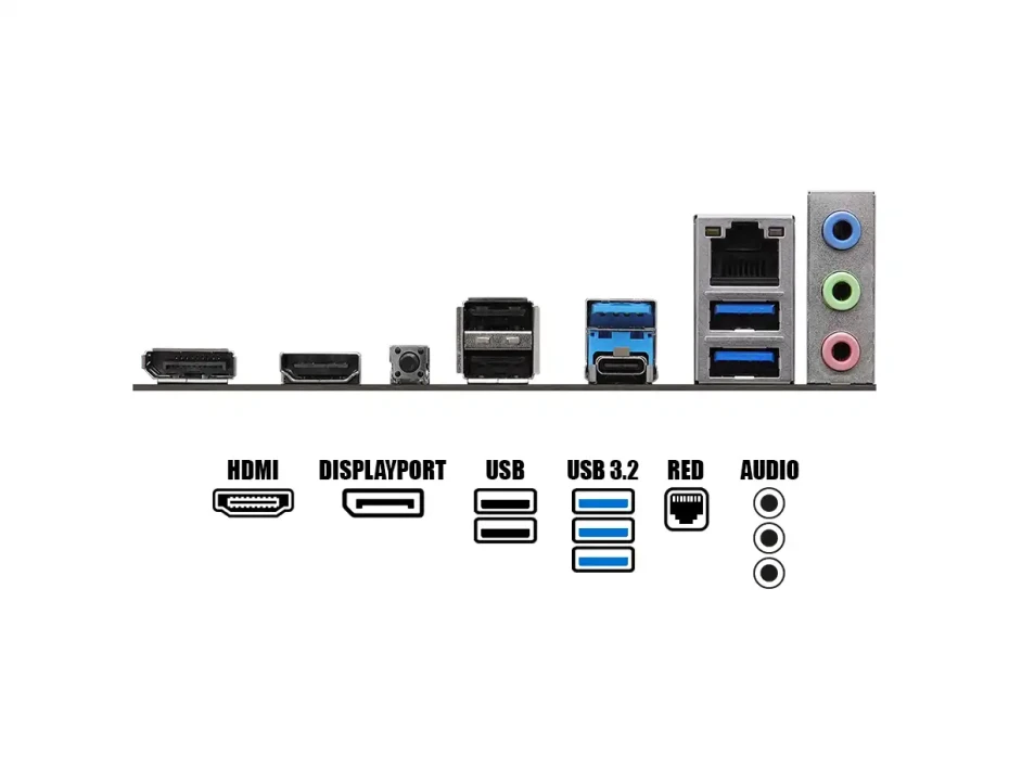 Placa Madre Asrock A620m Hdv/ M.2+ (90mb1-a620m Hdv/ M.2+) Socket Am5, Ram Ddr5 Buss 7200oc Mhz