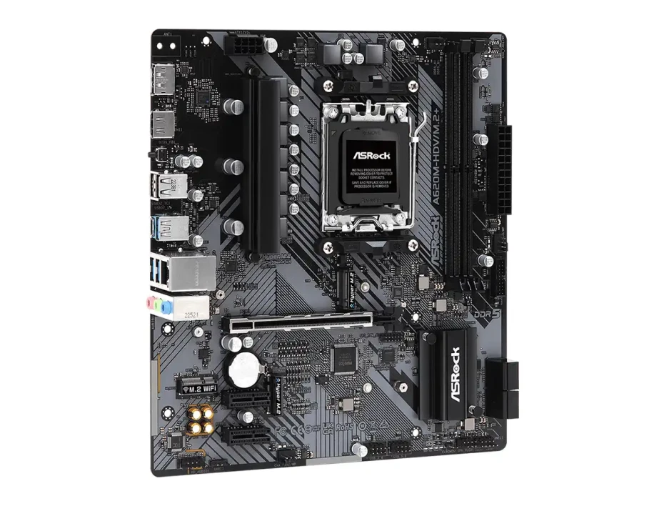 Placa Madre Asrock A620m Hdv/ M.2+ (90mb1-a620m Hdv/ M.2+) Socket Am5, Ram Ddr5 Buss 7200oc Mhz