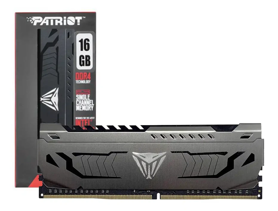 Memoria Ram Patriot Ddr4 16gb Viper Steel (pvs416g320c6) 3200 Mhz, Gris