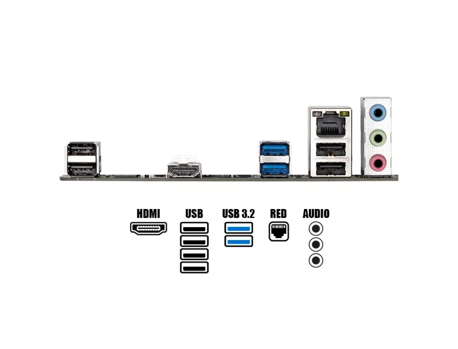 Placa Madre Gigabyte H510m K V2 (h510m-k-v2) Socket Lga 1200, Ram Ddr4 Buss 3200mhz, 11va,10ma Gen