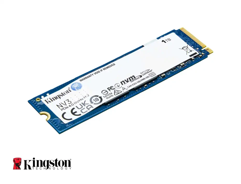 Unidad De Almacenamiento Ssd M.2 Pcie Kingston 1tb Nvme Nv3, 2280 (snv3s/1000g) 6000mb/s