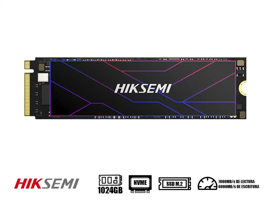 Unidad De Almacenamiento Ssd M.2 Pcie Hiksemi 1024gb Nvme Future Lite, 2280 (hs-ssd-future_lite_1024g) Hasta 7000mb/s De Escritura