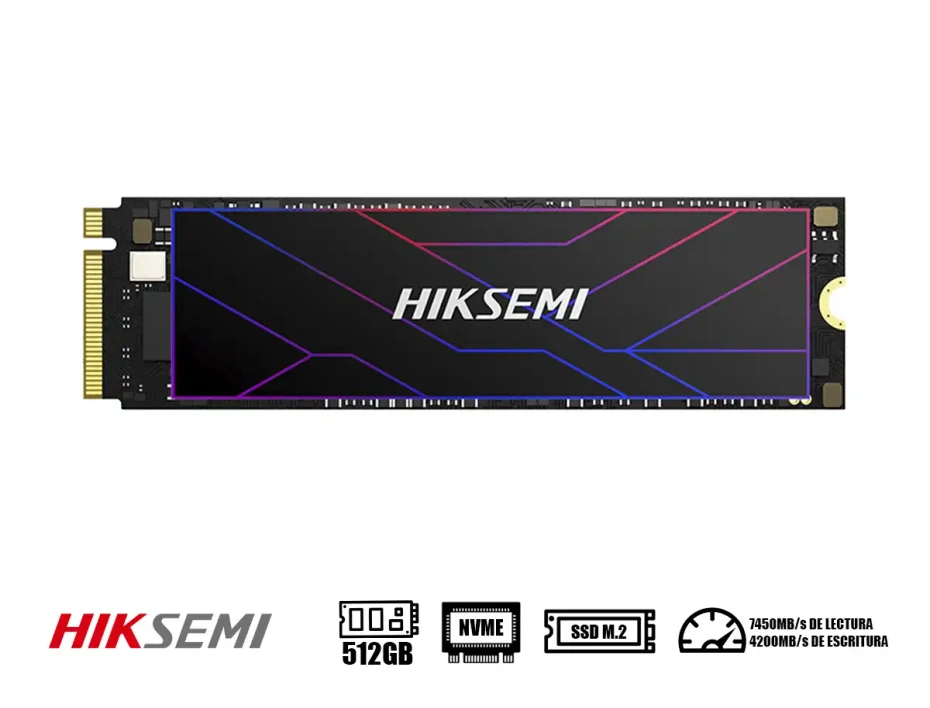 Unidad De Almacenamiento Ssd M.2 Pcie Hik Semi Future 512gb (hs-ssd-future_512g) Hasta 7450mb/s Escritura