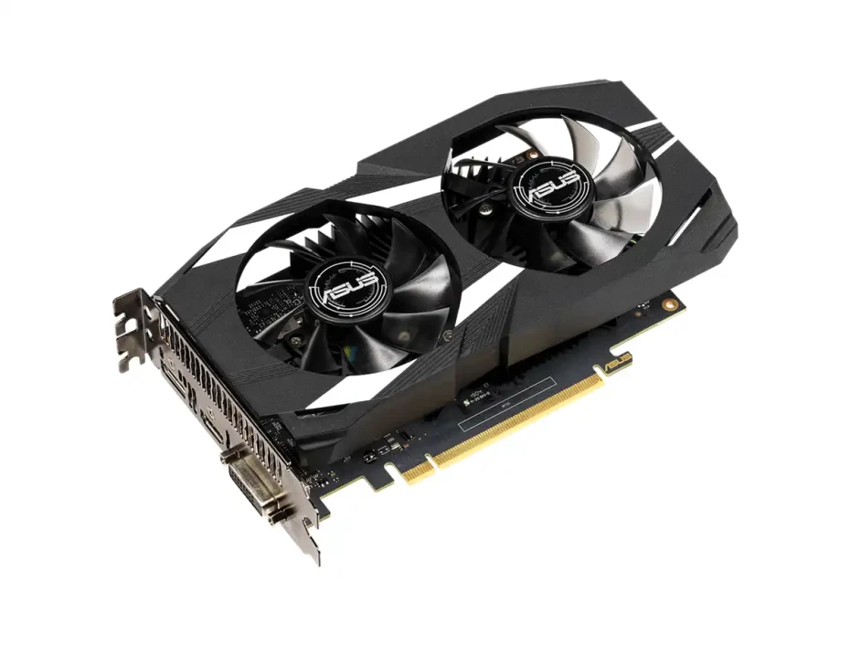 Tarjeta De Video Asus Gtx 1650 Dual 4gb Gddr6 (90yv0eze-m0aa00) Geforce Nvidia 128 Bits, 2 Ventiladores