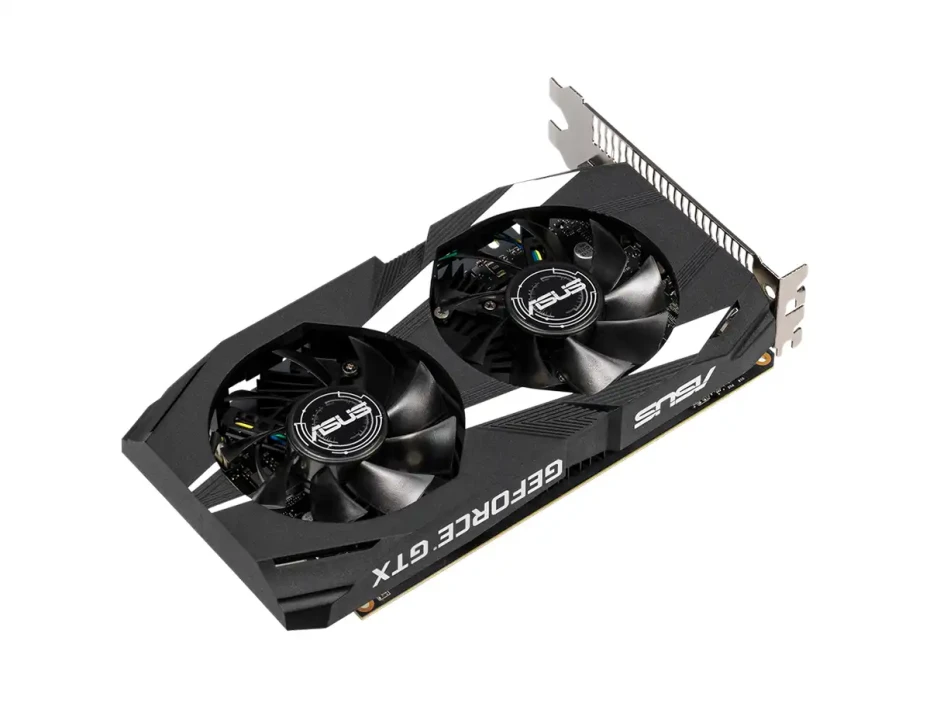 Tarjeta De Video Asus Gtx 1650 Dual 4gb Gddr6 (90yv0eze-m0aa00) Geforce Nvidia 128 Bits, 2 Ventiladores