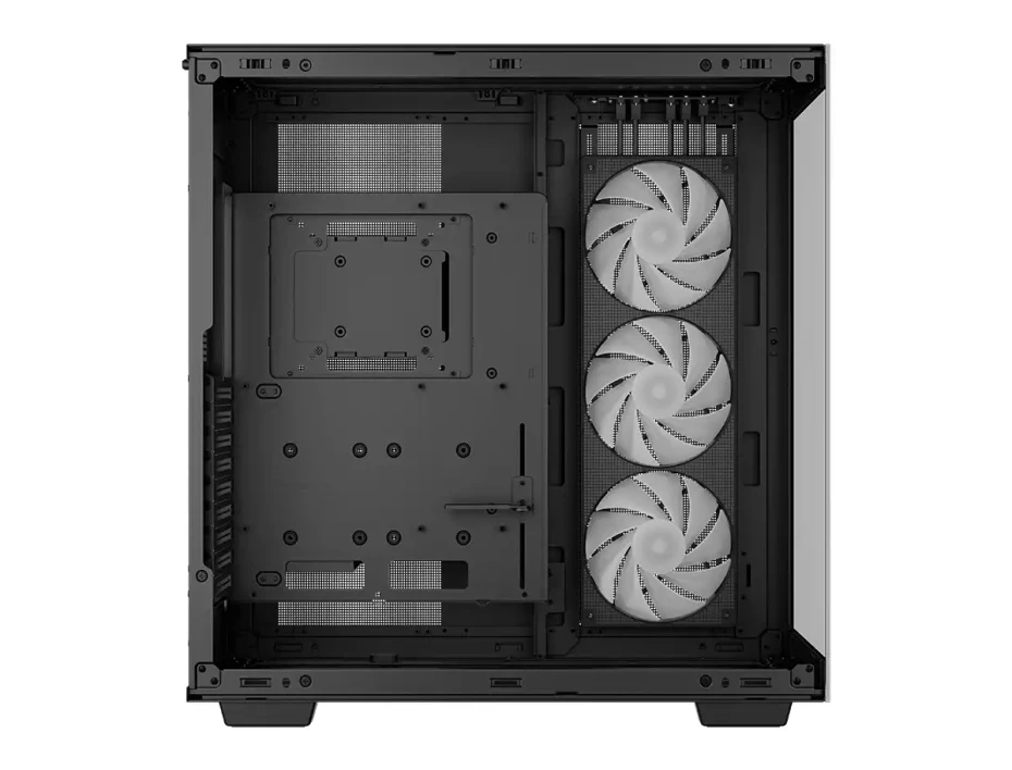 Case Deepcool Ch780 S/fuente (r-ch780-bkade41-g-1) Paneles De Vidrio, 1 Ventilador, Led Argb, Negro