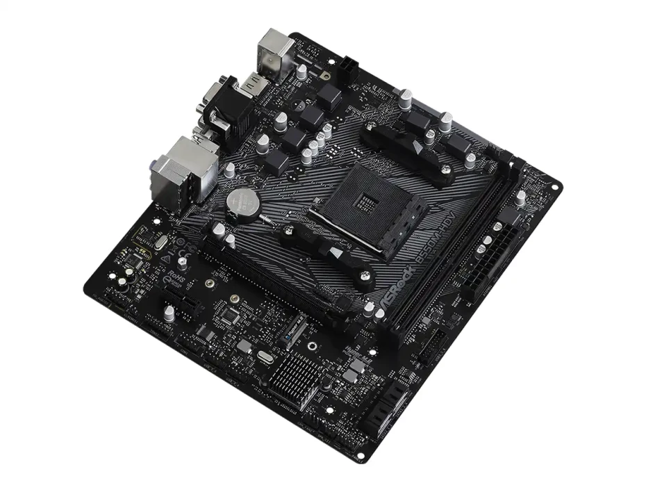 Placa Madre Asrock B550m-hdv (90-mxbdj0-a0uayz) Socket Am4, Ram Ddr4 Buss 4733oc Mhz