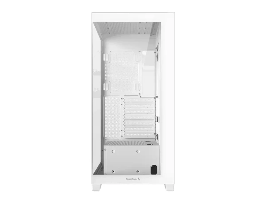 Case Deepcool Gaming Cg580 Wh S/fuente (r-cg580-whnda0-g-1) Paneles De Vidrio Templado, Blanco