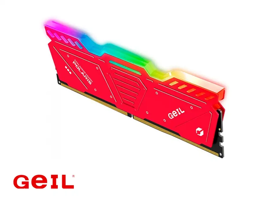 Memoria Ram Geil Ddr5 32gb (16gbx2) Polaris (gosr532gb4800c40dc) 4800 Mhz, Red